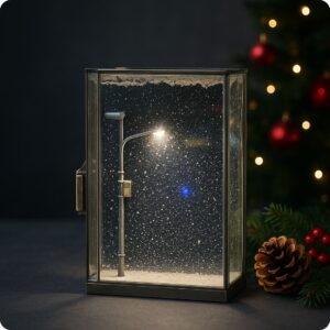 Snowfall Effect LED Night Lamp – Bring Winter Magic Indoors