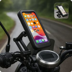 Waterproof Bike/Motorcycle/Bicycle GPS Mobile Mount Holder – Ultimate Protection & 360° Flexibility