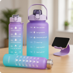 Hydration Made Easy – 3-Piece Motivational Water Bottle Set