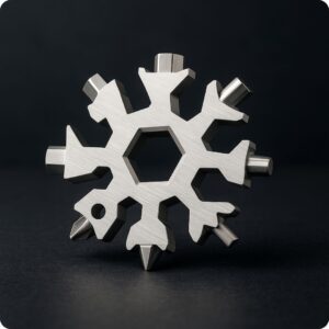 18-in-1 Snowflake Multi-Tool – Ultimate Pocket Tool for Everyday Use