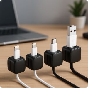 Magnetic Cable Organizer Clips (Pack of 3)
